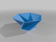 Hexagon Bowl 3D Printer Model