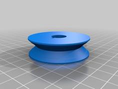 1/2 Inch Electric Motor Pulley 3D Printer Model