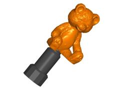 Teddy Bear Tire Valve Stem Cap – Automotive Schrader 3D Printer Model