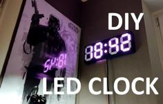 Led Clock 3D Printer Model