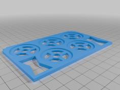 32mm Round Wargame Miniature Stand 3D Printer Model