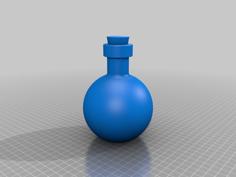 Potion Bottle 3D Printer Model