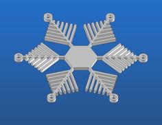 Christmas Ornament – Snowflake 2 3D Printer Model