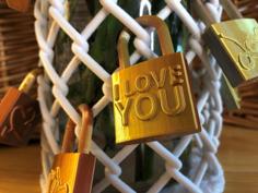 A Dozen Love Locks 3D Printer Model