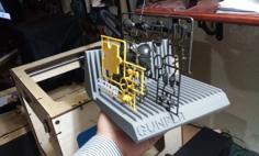 Gunpla Sprue Desktop Organizer 3D Printer Model