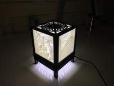 Lithophane Lamp For 100 X 100 Mm Lithophanes. 3D Printer Model