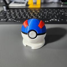 Small Poke Ball – Super Ball 3D Printer Model