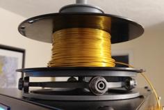 Lazy Susan Filament Spool Roller 3D Printer Model