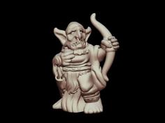 Kyn Finvara: Goblin Archer (28mm/32mm Scale) 3D Printer Model