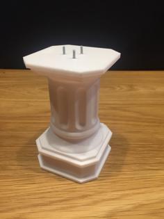 Pedestal For Showpiece 3D Printer Model