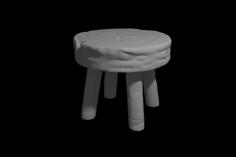 Tavern Stool 3D Printer Model