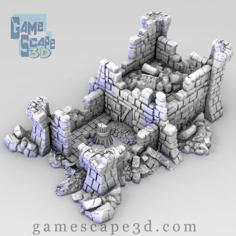 Small Ruin: Sample From Citadel Ruins 3D Printer Model