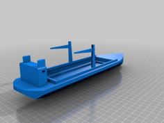 Model For Cargo Ship Designed In 123 D … Inspired From Challenge Subject And My Love To Marine Vessels 3D Printer Model