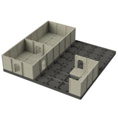 Gridfinity Dungeon Kit For Tabletop RPGs – Modular Building System 3D Printer Model