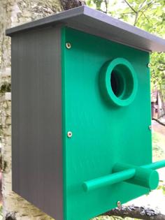 Birdhouse With Tree Mount 3D Printer Model