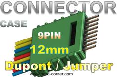 Connector Housing Dupont 9Pin 12mm 3D Printer Model