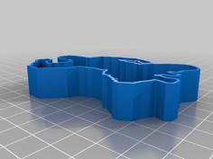 Ninja Cookie Cutter 3D Printer Model