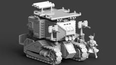 Reconnaissance Steam Tank “Yarilo” 3D Printer Model