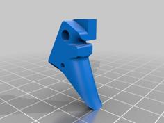 Airsoft Glock 17/19/34 Custom Trigger (Flat W/o Trigger Safety) 3D Printer Model