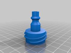 Stand-Up Paddle Board Air Compressor Adapter 3D Printer Model