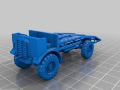 AEC 0853 Matador 25pdr Portee 3D Printer Model