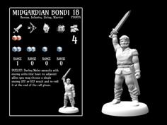 Midgardian Bondi (18mm Scale) 3D Printer Model