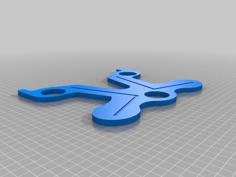 Spitfire Caddy / Stand / Carrier 3D Printer Model