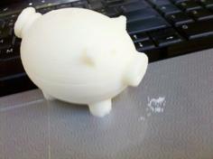 Salt/Pepper Pig 3D Printer Model