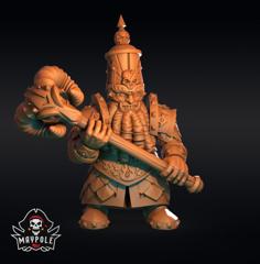 Mr. Stupidhat – Infernal Dwarf 3D Printer Model