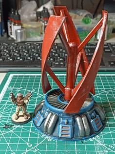 Wind Turbine Sci-fi Terrain 3D Printer Model