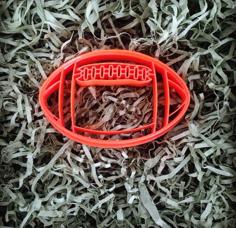 Football Cookie Cutter 3D Printer Model