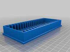 19 Bay SSD HDD 2.5″ Organizer Storage 3D Printer Model