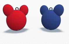 Disney Balloon Earings 3D Printer Model