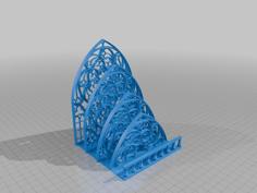 Milano Cathedral Rose Pallete Holder 3D Printer Model