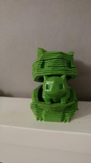 Spiralized Bulbasaur 3D Printer Model