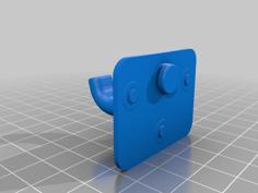 Pegboard – 1×1 Hook 3D Printer Model