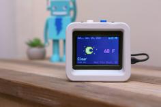 ESP32 Retro Weather Station 3D Printer Model