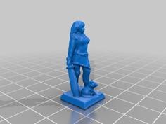 Pocahontas Warrior 3D Printer Model