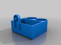 Smart ForTwo 450 RHD Cup Holder With Storage Compartment 3D Printer Model