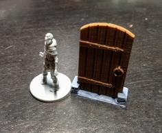 Zombicide Black Plague Door Token 3D Printer Model