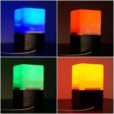 Cube Lamp 3D Printer Model