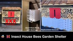 Insect House Bees Garden Shelter 3D Printer Model