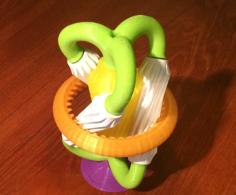 (screwless) Hyperbolic Planetary Gear (with Orbital Gear) 3D Printer Model