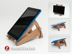 Tilting Tablet Stand Cnc/laser 3D Printer Model