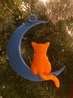 Cat And Moon Multi-Extruder Remix 3D Printer Model