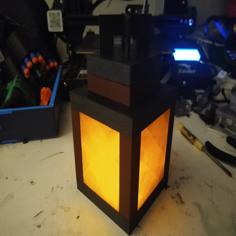 Minecraft Lantern 3D Printer Model