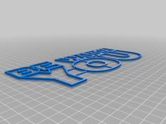 May The Force Wall Art 3D Printer Model