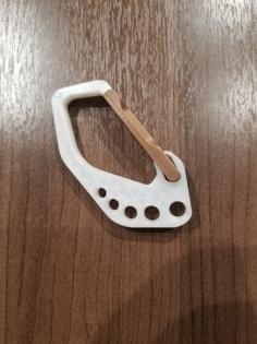 5 Hole EDC Carabiner 3D Printer Model