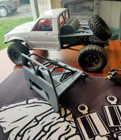 A.R.C SCX10 To Mojave Tamiya Hilux Sliders And Cage 3D Printer Model