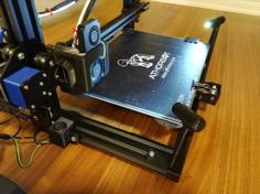 CR-10 / ENDER – Print Bed Spotlights And Switch 3D Printer Model